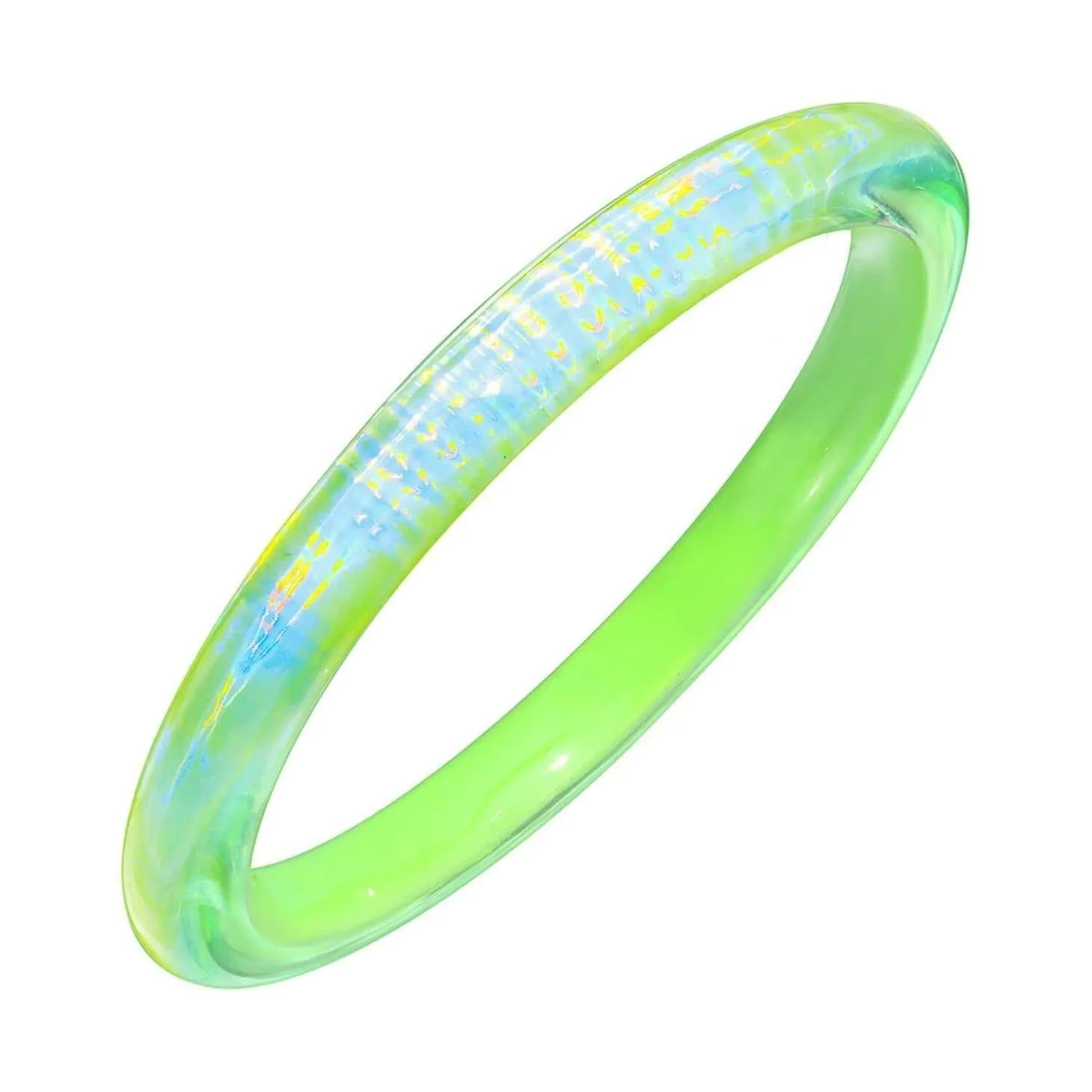 Iridescent Slip On Bangle