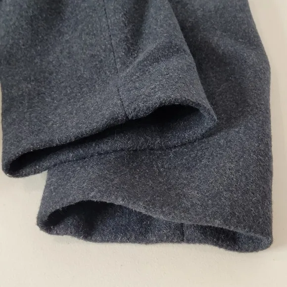 Kristen Blake Womens 70% Wool 10% Cashmere Blend Two-Button Top Coat - Size S